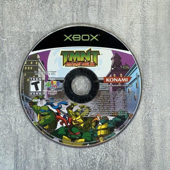 TMNT Mutant Melee  Microsoft Xbox Disc Only Tested - Picture 1 of 3